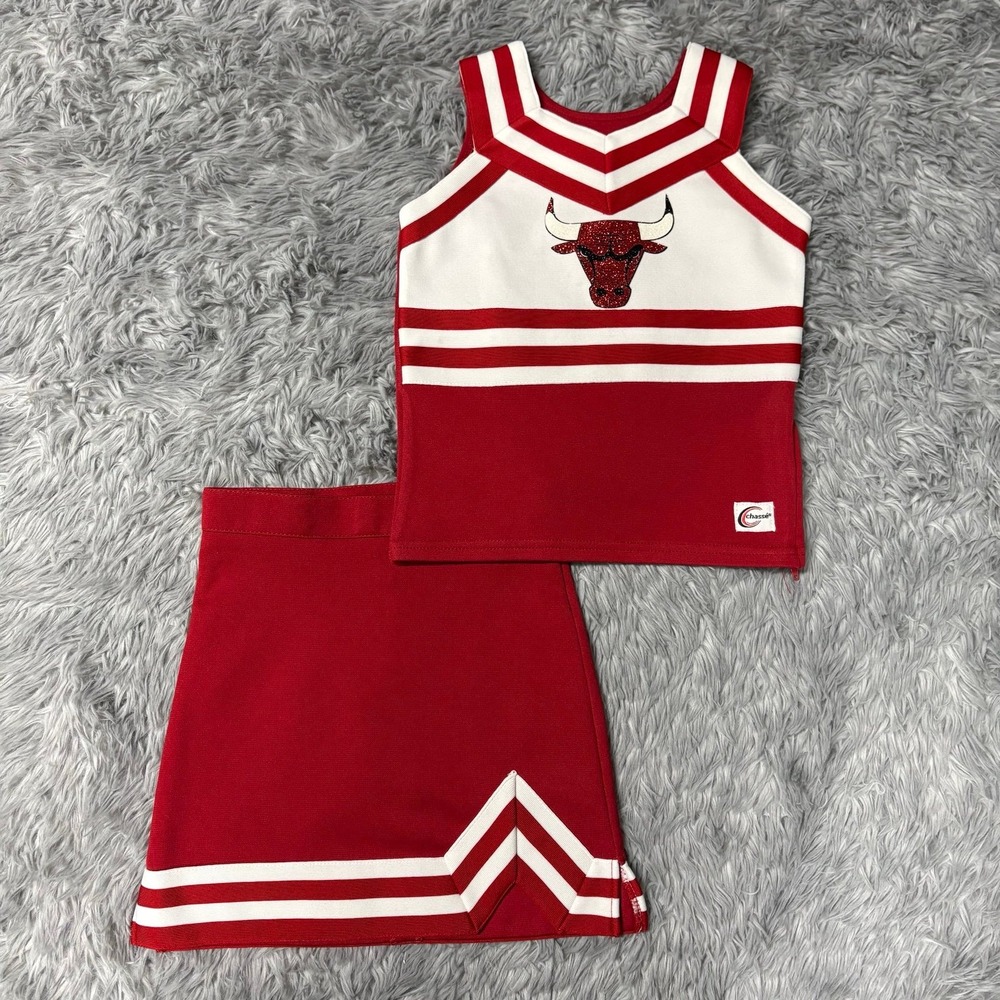 Chicago Bulls two-piece cheerleader set Toddler
Girls youth XS 4/5